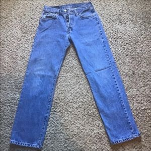 Women’s Vintage Levi’s 501 Button Fly Wedgie Sz 29
